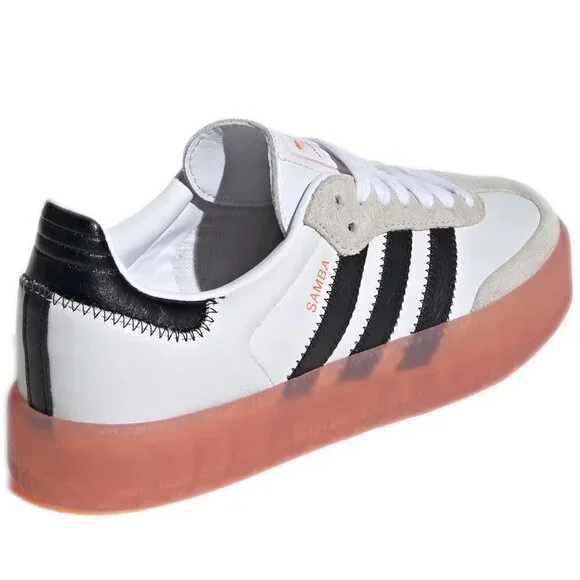 Adidas Samba Sambae Women US Size 9 pink black white Like New - Picture 8 of 9